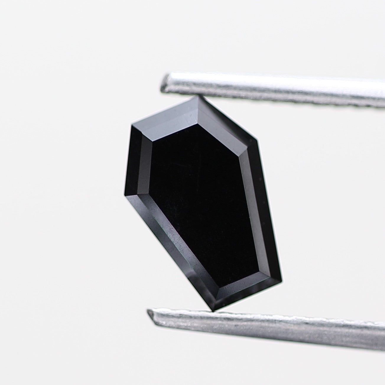 Coffin Shape Fancy Black Natural Loose Diamond SOUTH AFRICA USA